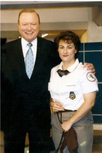 Dee with Burt Newton